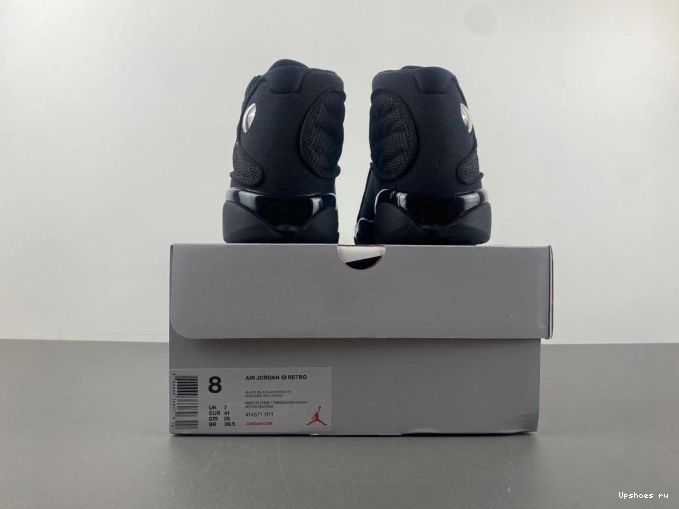 Retro  Cat Jordan 13   414571-011 Black 0813